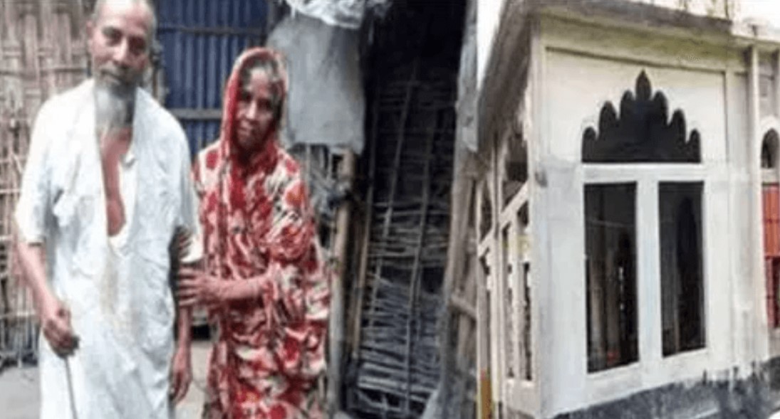 শেষ সম্বল ভিটে-বাড়ির ৪ শতক জমি মসজিদের নামে দান করলেন ভিক্ষুক দম্পতি !!