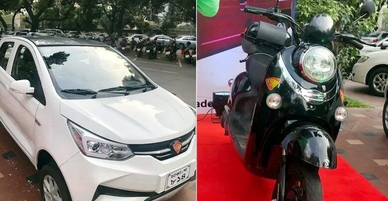 বাজারে এলো দেশীয় ইলেকট্রিক গাড়ি ও মোটরসাইকেল
